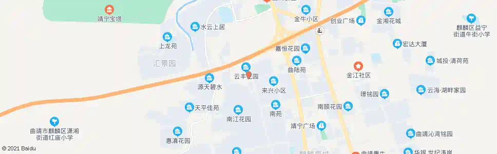 曲靖龙兴田小区_公交站地图_曲靖公交_妙搜公交查询2025