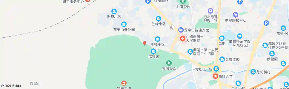 曲靖幸福小区(圆通寺)_公交站地图_曲靖公交_妙搜公交查询2025