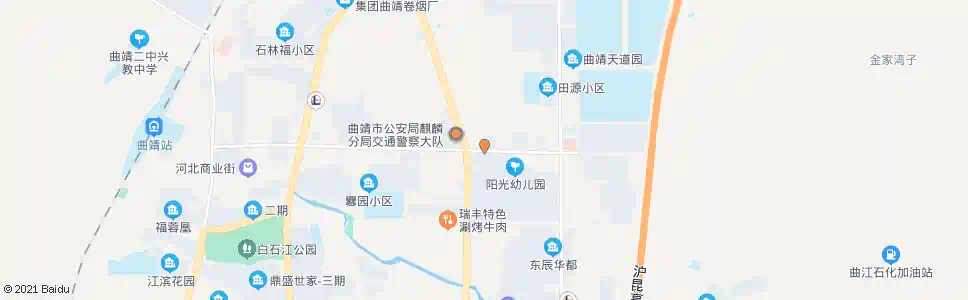 曲靖王家街新村_公交站地图_曲靖公交_妙搜公交查询2025