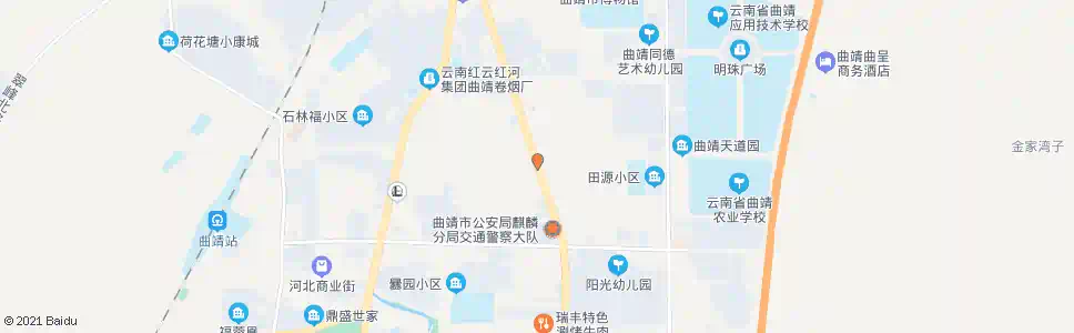 曲靖塑料二厂_公交站地图_曲靖公交_妙搜公交查询2025