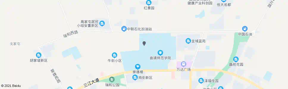 曲靖体育馆_公交站地图_曲靖公交_妙搜公交查询2025