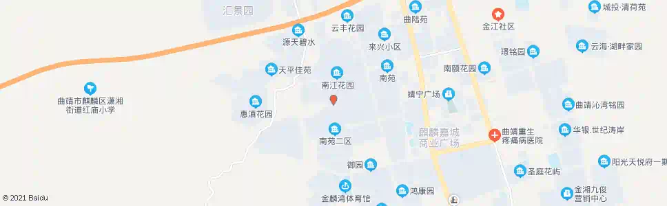 曲靖南疆花园_公交站地图_曲靖公交_妙搜公交查询2025