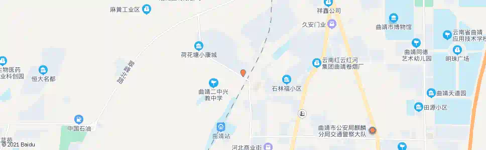 曲靖市四人民医院_公交站地图_曲靖公交_妙搜公交查询2025