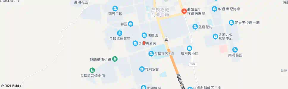 曲靖吉象园_公交站地图_曲靖公交_妙搜公交查询2025