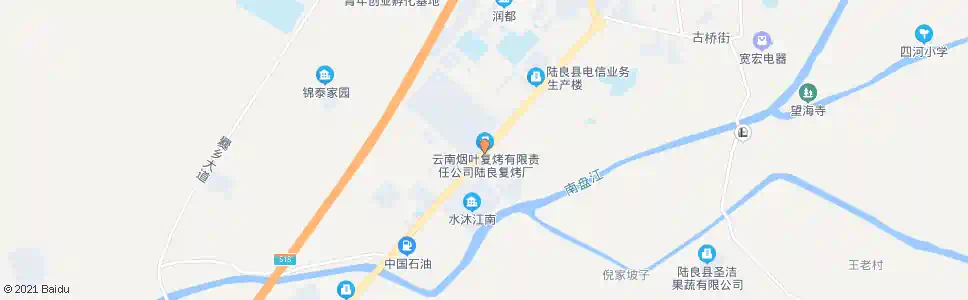 曲靖复烤厂_公交站地图_曲靖公交_妙搜公交查询2025