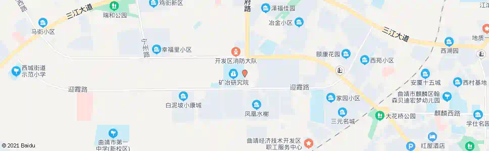 曲靖驰宏新办公楼_公交站地图_曲靖公交_妙搜公交查询2025