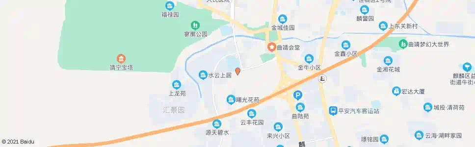 曲靖一职中(南关新农村)_公交站地图_曲靖公交_妙搜公交查询2025