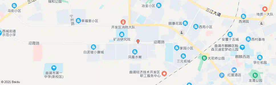 曲靖凤凰水榭_公交站地图_曲靖公交_妙搜公交查询2025