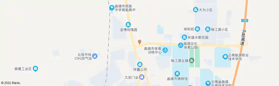 曲靖小坡三村_公交站地图_曲靖公交_妙搜公交查询2025
