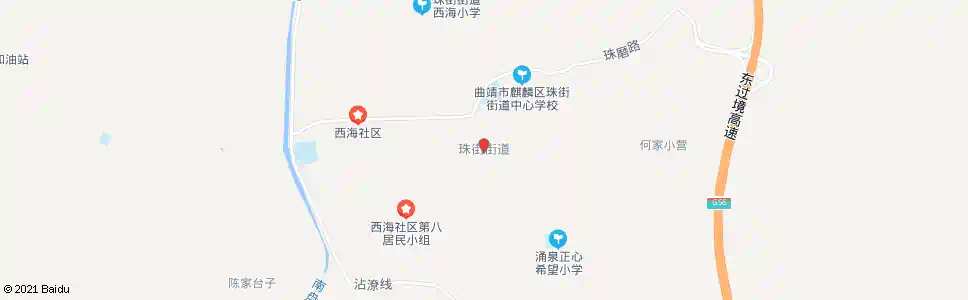 曲靖珠街_公交站地图_曲靖公交_妙搜公交查询2025