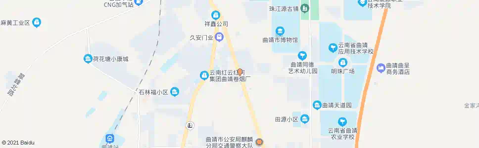 曲靖轩顺路_公交站地图_曲靖公交_妙搜公交查询2025