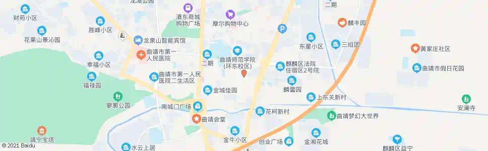 曲靖南苑村_公交站地图_曲靖公交_妙搜公交查询2025