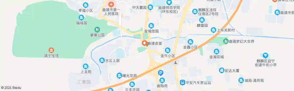 曲靖珠江源大剧院_公交站地图_曲靖公交_妙搜公交查询2025