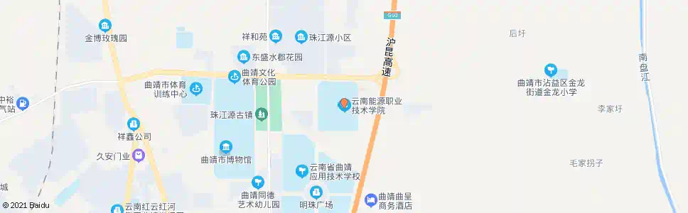 曲靖云南煤校(能源学院)_公交站地图_曲靖公交_妙搜公交查询2025