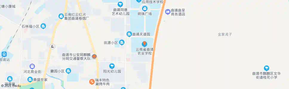 曲靖农校_公交站地图_曲靖公交_妙搜公交查询2025