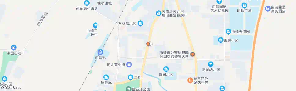 曲靖白水电厂生活区_公交站地图_曲靖公交_妙搜公交查询2025