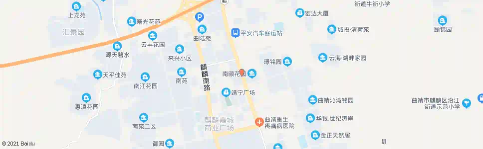 曲靖南颐花园_公交站地图_曲靖公交_妙搜公交查询2025