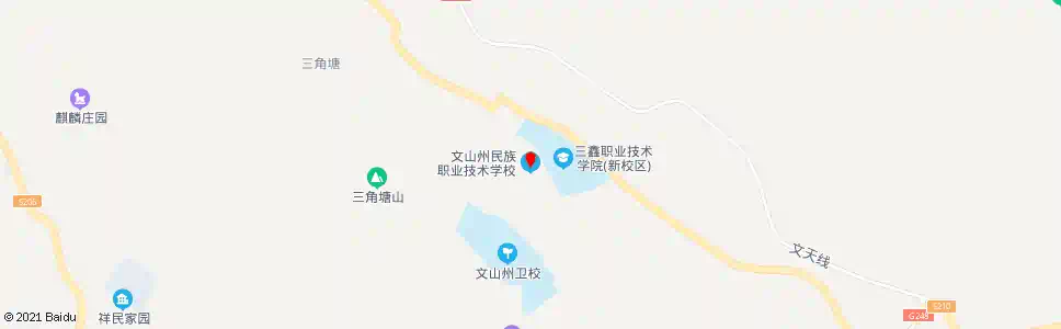 文山州民族职业学校_公交站地图_文山公交_妙搜公交查询2025