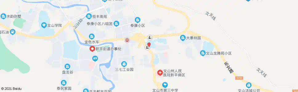 文山县职中_公交站地图_文山公交_妙搜公交查询2025
