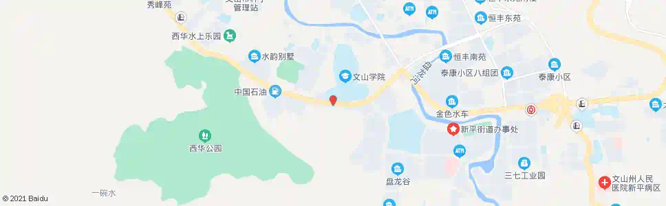 文山军分区后门_公交站地图_文山公交_妙搜公交查询2025