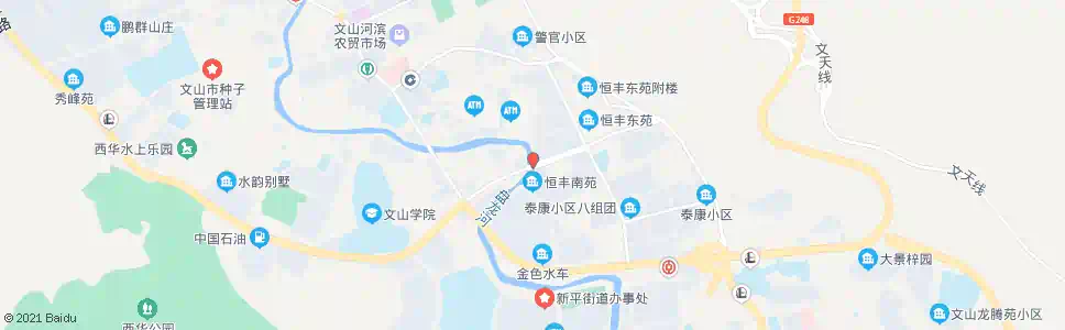 文山恒丰桥_公交站地图_文山公交_妙搜公交查询2025