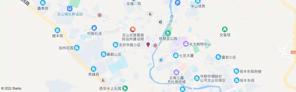 文山国税大厦_公交站地图_文山公交_妙搜公交查询2025