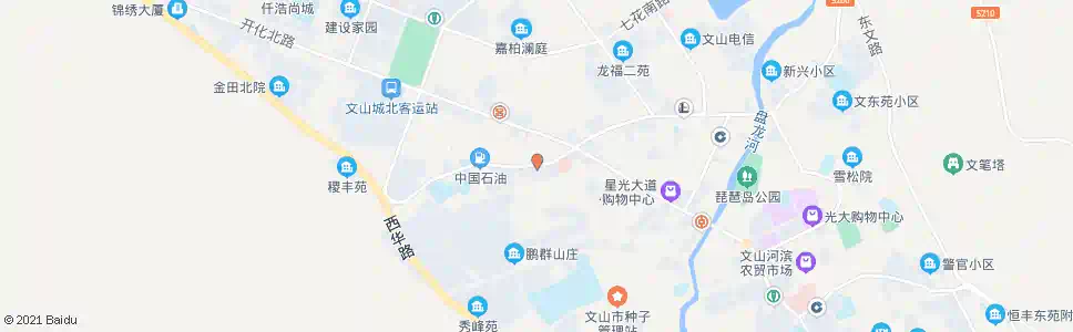 文山紫荆园小区_公交站地图_文山公交_妙搜公交查询2025