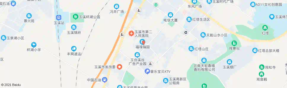 玉溪广发银行_公交站地图_玉溪公交_妙搜公交查询2025