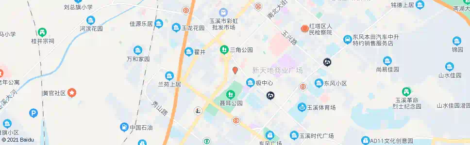 玉溪菜园街口_公交站地图_玉溪公交_妙搜公交查询2025