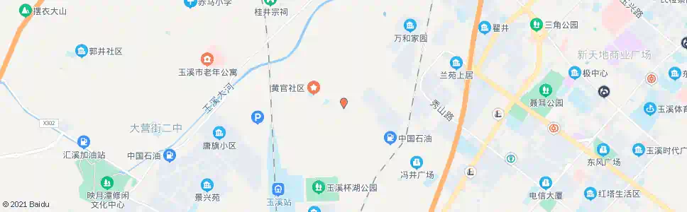玉溪黄官营_公交站地图_玉溪公交_妙搜公交查询2025