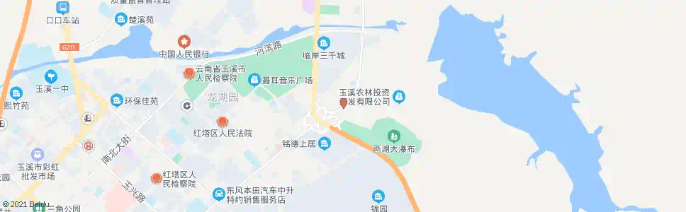 玉溪冯家冲_公交站地图_玉溪公交_妙搜公交查询2025
