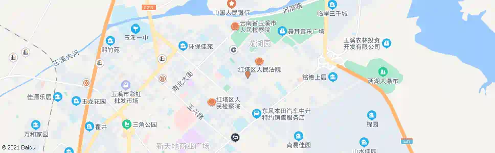 玉溪瑞丰小区_公交站地图_玉溪公交_妙搜公交查询2025