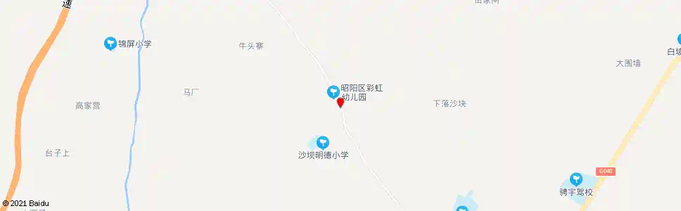 昭通沙坝村路口_公交站地图_昭通公交_妙搜公交查询2025