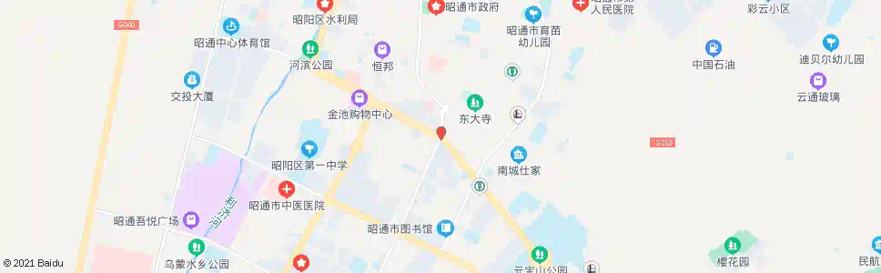 昭通月牙路_公交站地图_昭通公交_妙搜公交查询2025