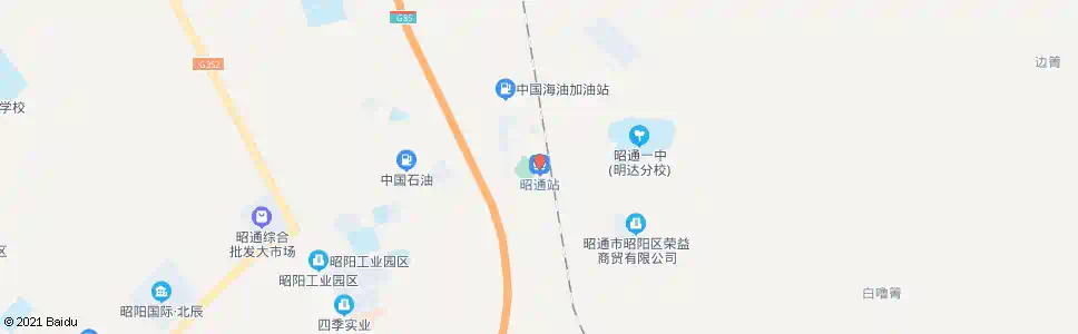 昭通甘河_公交站地图_昭通公交_妙搜公交查询2025