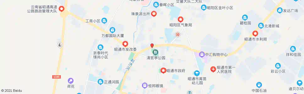 昭通枫园_公交站地图_昭通公交_妙搜公交查询2025