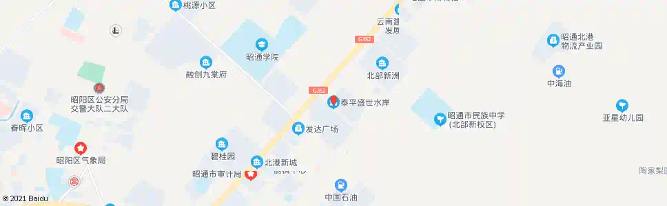 昭通太平盛世水岸小区_公交站地图_昭通公交_妙搜公交查询2025