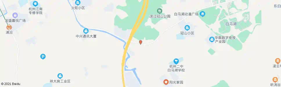 杭州山一村_公交站地图_杭州公交_妙搜公交查询2025