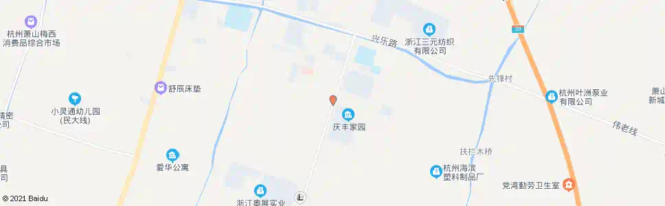 杭州镇中村北_公交站地图_杭州公交_妙搜公交查询2025