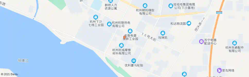 杭州十八号大街凌浩路口_公交站地图_杭州公交_妙搜公交查询2025