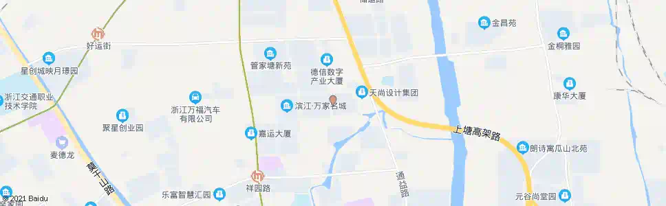 杭州通运街冯家浜路口_公交站地图_杭州公交_妙搜公交查询2025