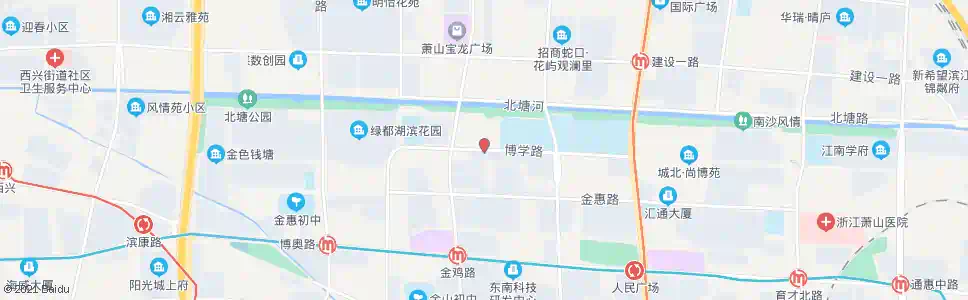 杭州博学路金鸡路口_公交站地图_杭州公交_妙搜公交查询2025