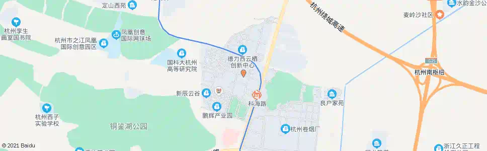 杭州石龙山街云展路口_公交站地图_杭州公交_妙搜公交查询2025