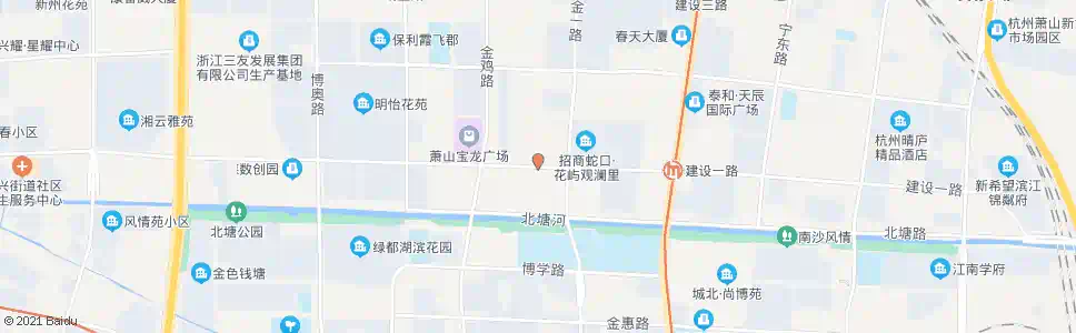 杭州建设一路金二路口_公交站地图_杭州公交_妙搜公交查询2025