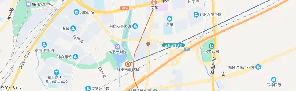 杭州火车浜_公交站地图_杭州公交_妙搜公交查询2025