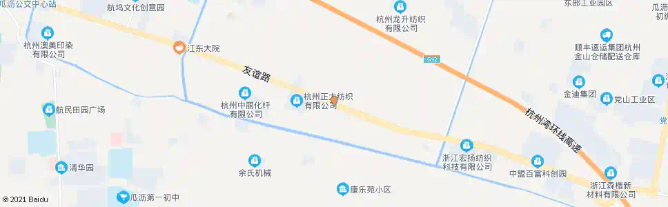 杭州党山收费站_公交站地图_杭州公交_妙搜公交查询2025