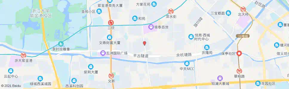 杭州政苑小区_公交站地图_杭州公交_妙搜公交查询2025