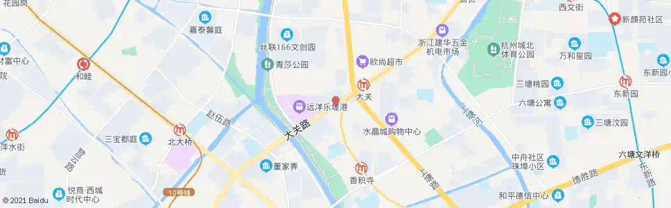 杭州长乐路_公交站地图_杭州公交_妙搜公交查询2025