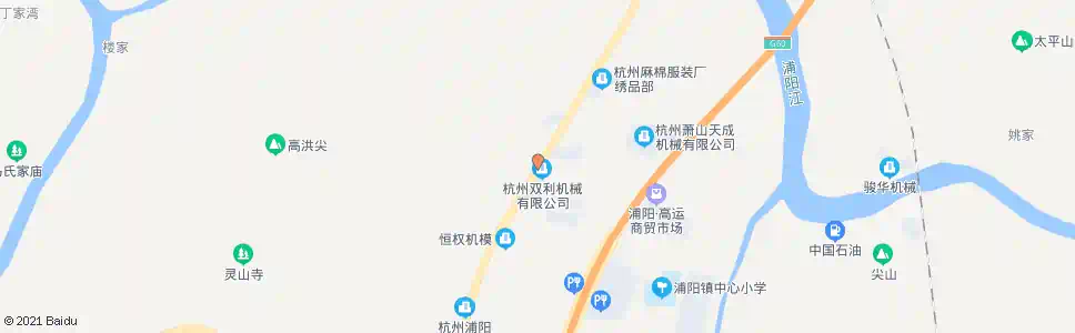 杭州浦阳迎宾路口_公交站地图_杭州公交_妙搜公交查询2025