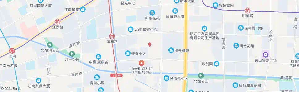 杭州汉江东路新联路口_公交站地图_杭州公交_妙搜公交查询2025